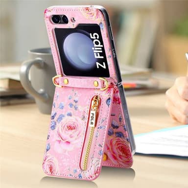POLA Flower cover Samsung Galaxy Z Flip 5 - Pink