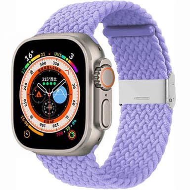 Flettet Urrem Apple Watch Ultra (49mm) - Lightpurple