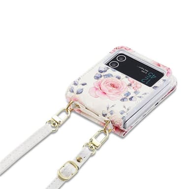 POLA Flower cover Samsung Galaxy Z Flip 4 - White