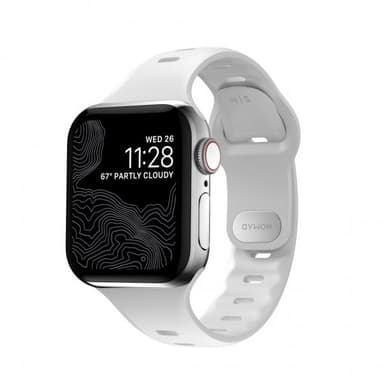 NOMAD Apple Watch 38/40/41mm Armbånd Sport Slim Band Hvid