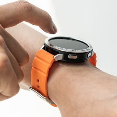 Ringke Samsung Galaxy Watch 20mm Armbånd Rubber One Bold Band Orange