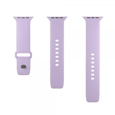 Puro Apple Watch 42/44/45mm/Apple Watch Ultra Armbånd ICON Silicone Band Lavendel