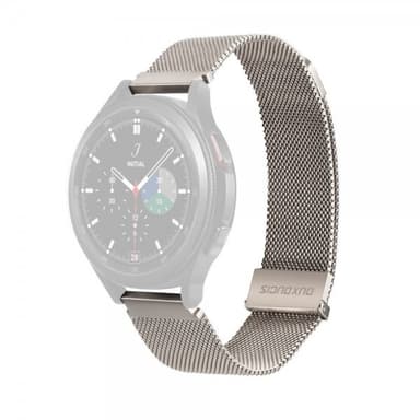 DUX DUCIS Samsung Galaxy Watch 20mm Armbånd Milanese Sølv