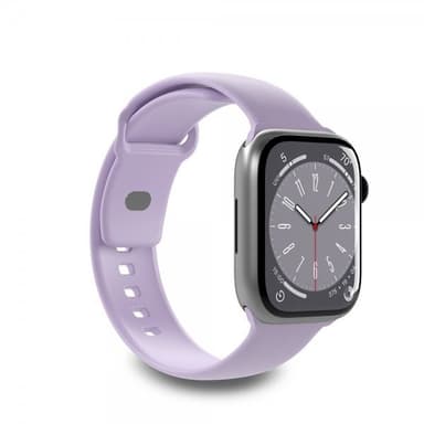 Puro Apple Watch 42/44/45mm/Apple Watch Ultra Armbånd ICON Silicone Band Lavendel