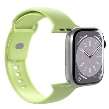 Puro Apple Watch 42/44/45mm/Apple Watch Ultra Armbånd ICON Silicone Band Matcha Green