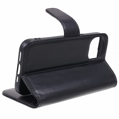 Nordic Covers iPhone 12 Mini Etui Essential Leather Kortholder Raven Black