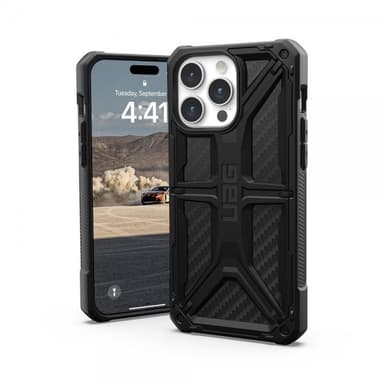 Urban Armor Gear (UAG) iPhone 15 Pro Max Cover Monarch Carbon Fiber