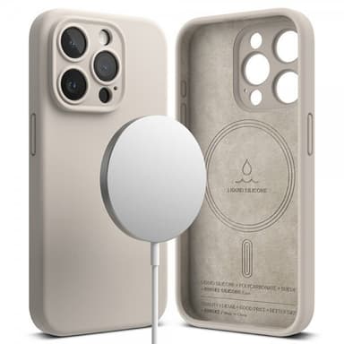 Ringke iPhone 15 Pro Cover Silicone Magnetic Stone