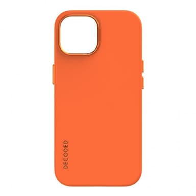 Decoded iPhone 15 Plus Cover Silicone Backcover Apricot