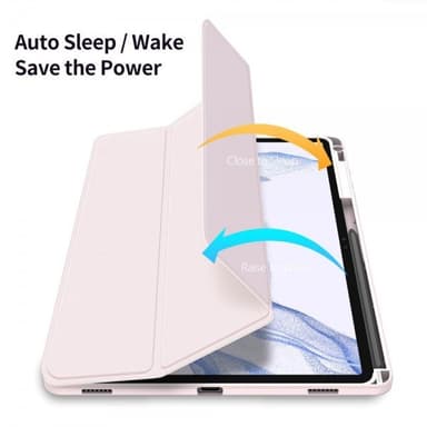 DUX DUCIS Samsung Galaxy Tab S9 Plus SM-X810 SM-X816 Etui TOBY Series Lyserød