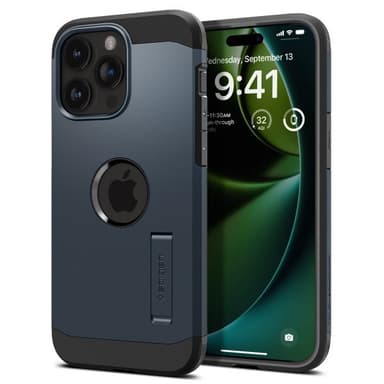 Spigen iPhone 15 Pro Max Cover Tough Armor MagFit Metal Slate