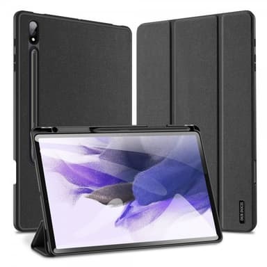 DUX DUCIS Samsung Galaxy Tab S9 Plus SM-X810 SM-X816 Etui Domo Series Sort
