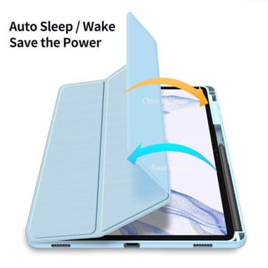 DUX DUCIS Samsung Galaxy Tab S9 Plus SM-X810 SM-X816 Etui TOBY Series Blå