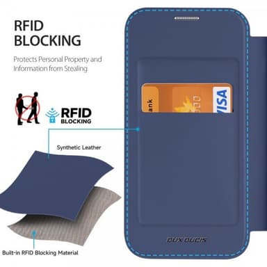 DUX DUCIS iPhone 15 Pro Etui Skin X Pro Series MagSafe Blå
