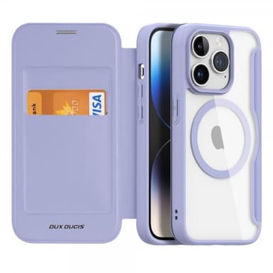 DUX DUCIS iPhone 15 Pro Etui Skin X Pro Series MagSafe Lilla