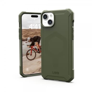 Urban Armor Gear (UAG) iPhone 15 Plus Cover Essential Armor MagSafe Olive Drab