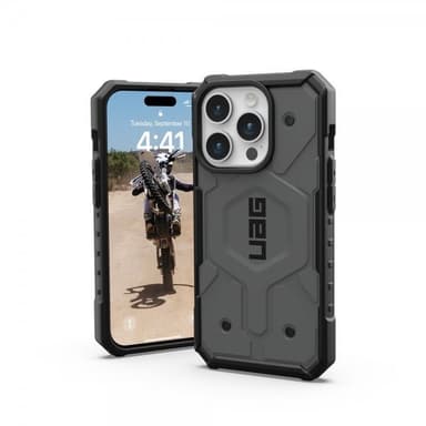 Urban Armor Gear (UAG) iPhone 15 Pro Cover Pathfinder MagSafe Sølv