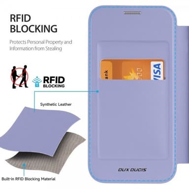 DUX DUCIS iPhone 15 Pro Etui Skin X Pro Series MagSafe Lilla