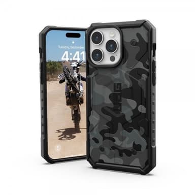 Urban Armor Gear (UAG) iPhone 15 Pro Max Cover Pathfinder SE MagSafe Midnight Camo