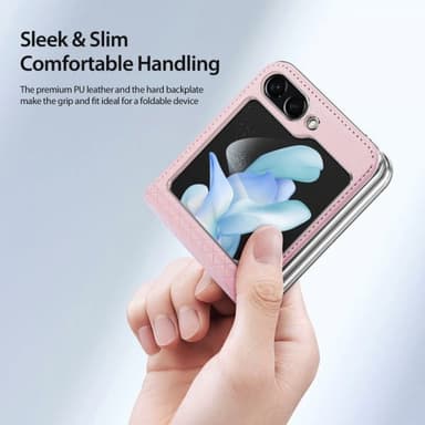 DUX DUCIS Samsung Galaxy Z Flip 5 Cover Bril Series Lyserød