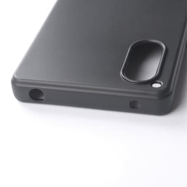 Slim-Fit TPU Telefon Taske Cover til Sony Xperia 5 V - Sort