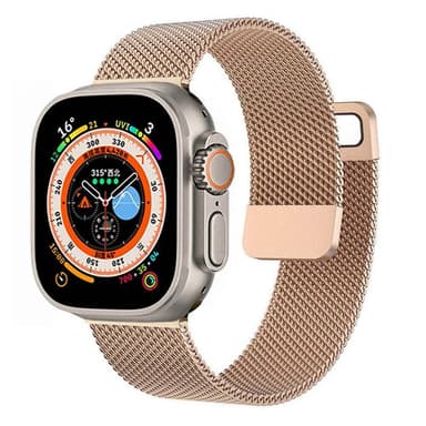 Milanese magnetisk urrem Apple Watch Ultra 2 (49mm) - Rosè