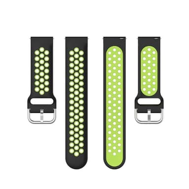 EBN Sport Armbånd Samsung Galaxy Watch 6 40mm - Sort/Grøn