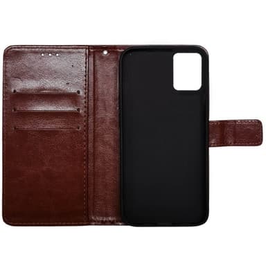 Wallet cover 3-kort Motorola Moto G14 - Brun