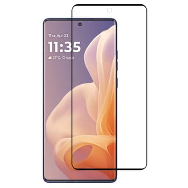 2-PAK SKALO Motorola Moto G85 5G FULL-FIT Hærdet Glas Skærmbeskyttelse - Sort