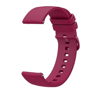 SKALO Silikonearmbånd til Samsung Watch 6 40mm/44mm - Vin rød