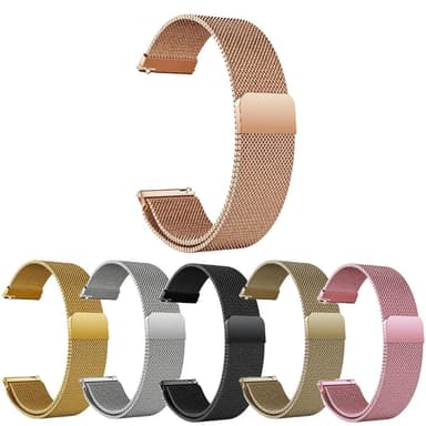 SKALO Milanese Loop til Samsung Watch 7 40mm/44mm - Rosa guld