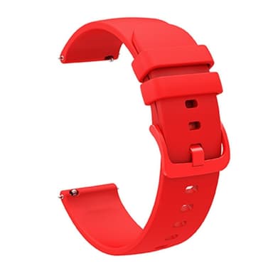 SKALO Silikonearmbånd til Samsung Watch 6 Classic 43mm/47mm - Rød