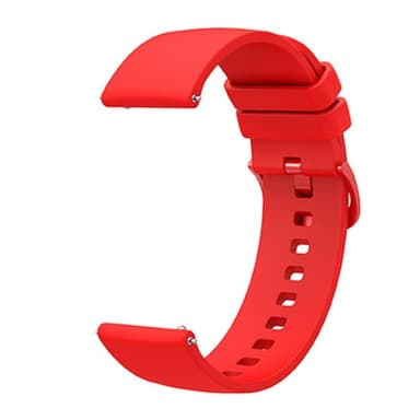 SKALO Silikonearmbånd til Samsung Watch 6 Classic 43mm/47mm - Rød
