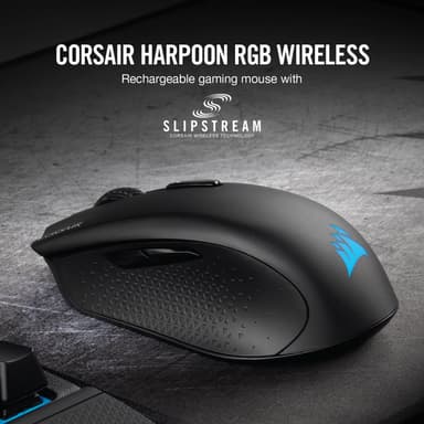 Corsair Harpoon RGB trådløs gamingmus (sort)