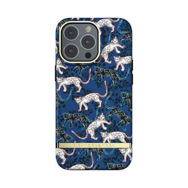 Richmond & Finch iPhone 13 Pro Cover Blue Leopard