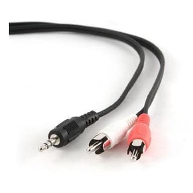 Cablexpert 1,5 m, 3,5 mm/2xRCA, M/M 1,5 m, sort, rød, hvid