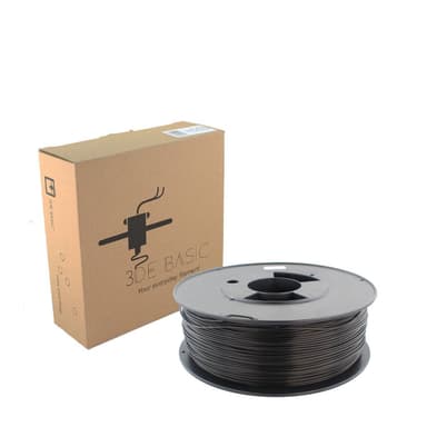 3DE Basic - PLA - Black - 1.75mm - 1kg / Default Title