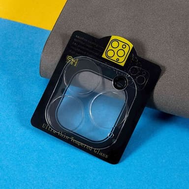 SKALO iPhone 16 Pro Max 3D Kameralinse Beskyttelsesglas - Gennemsigtig