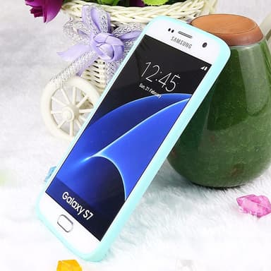 SKALO Samsung S7 Ultratynd TPU-skal - Rød