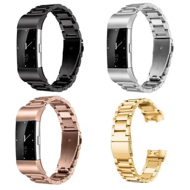 SKALO Link armbånd til Fitbit Charge 3/4 - Rosa guld