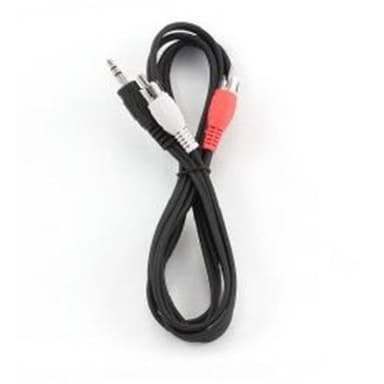 Cablexpert 1,5 m, 3,5 mm/2xRCA, M/M 1,5 m, sort, rød, hvid