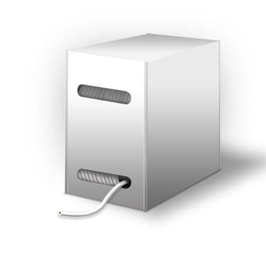 Goobay CAT 6 netværkskabel, S/FTP (PiMF), hvid