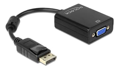 Delock Adapter Displayport 1.2 male > VGA female black