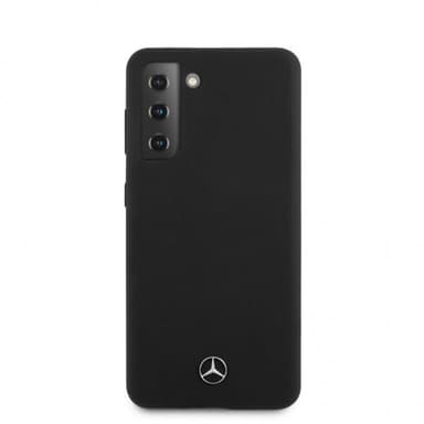 Mercedes Benz Samsung Galaxy S21 Cover med Logo Sort
