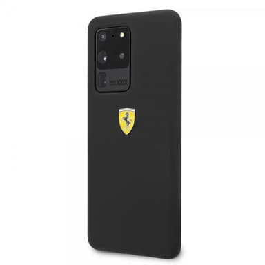 Ferrari Samsung Galaxy S20 Ultra Cover med Logo Sort