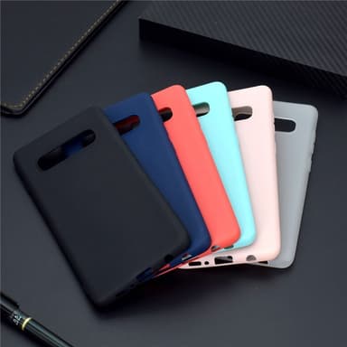 SKALO Samsung S10 Ultratynd TPU-skal - Rød