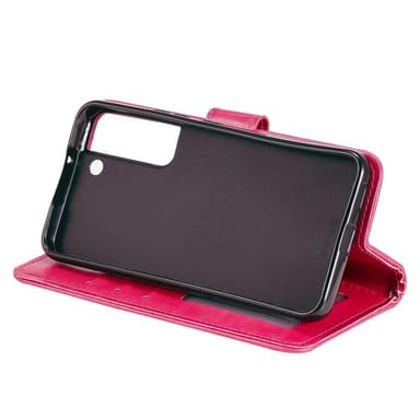 SKALO Samsung S22+ Mandala Flip Cover - Cerise - Cerise
