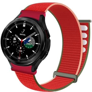 Nylon Armbånd  No-Gap Samsung Galaxy Watch 4 Classic (42mm) - Strawbe