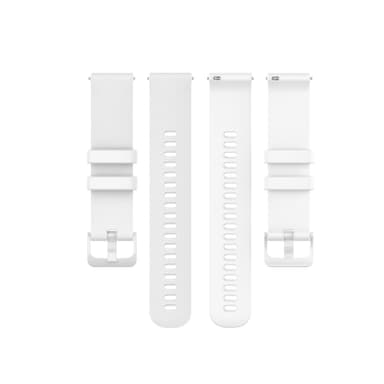 Urrem silikone Hvid 20 mm