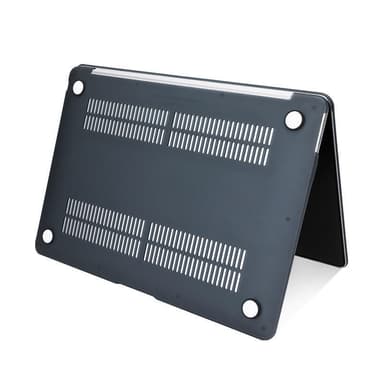 Laptop cover med tastatur cover og støvprop Sort